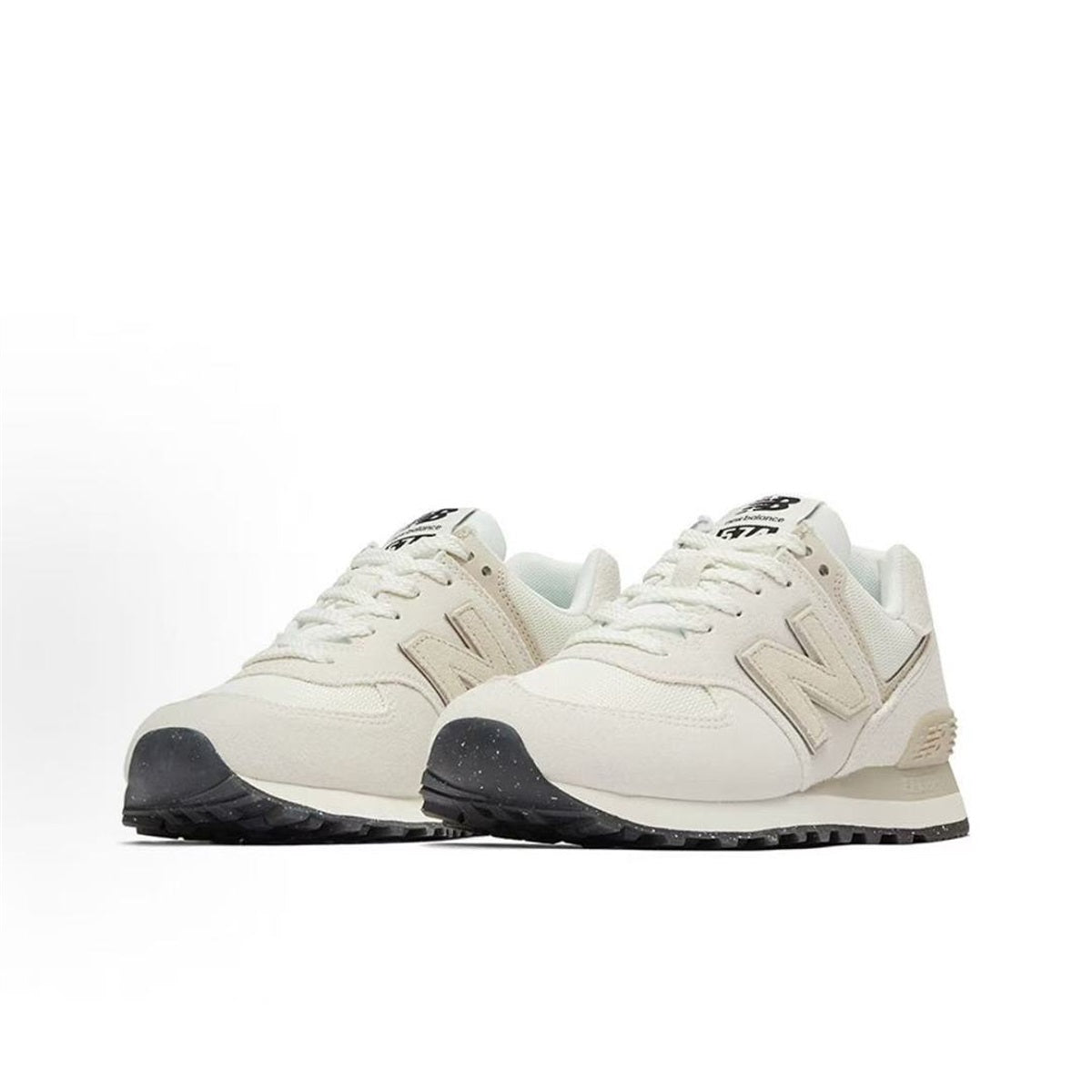 New Balance U574OF2 Unisex Lifestyle Sneakers - Beige/White