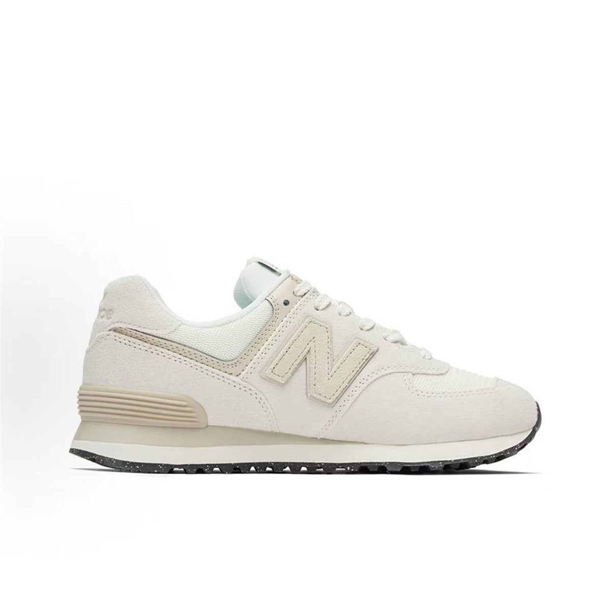 New Balance U574OF2 Unisex Lifestyle Sneakers - Beige/White
