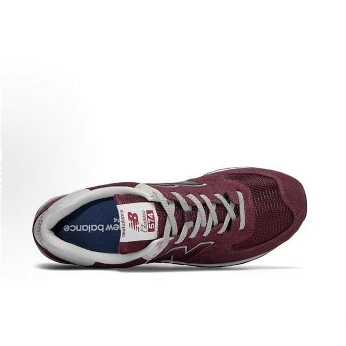 New Balance 574EGB Unisex Lifestyle Sneakers - Burgundy