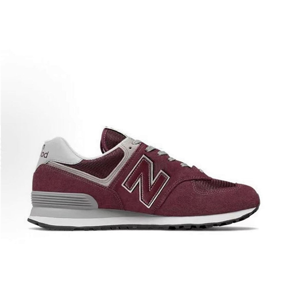 New Balance 574EGB Unisex Lifestyle Sneakers - Burgundy