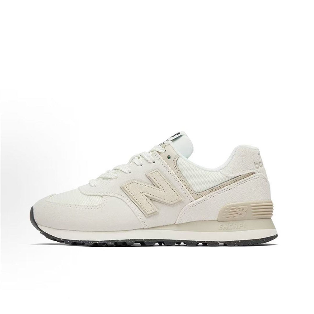 New Balance U574OF2 Unisex Lifestyle Sneakers - Beige/White