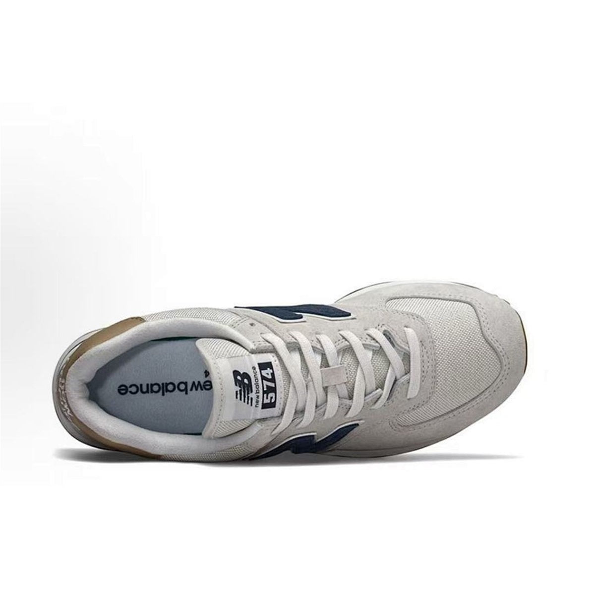 New Balance ML574LGI Unisex Lifestyle Sneakers - Beige/Navy