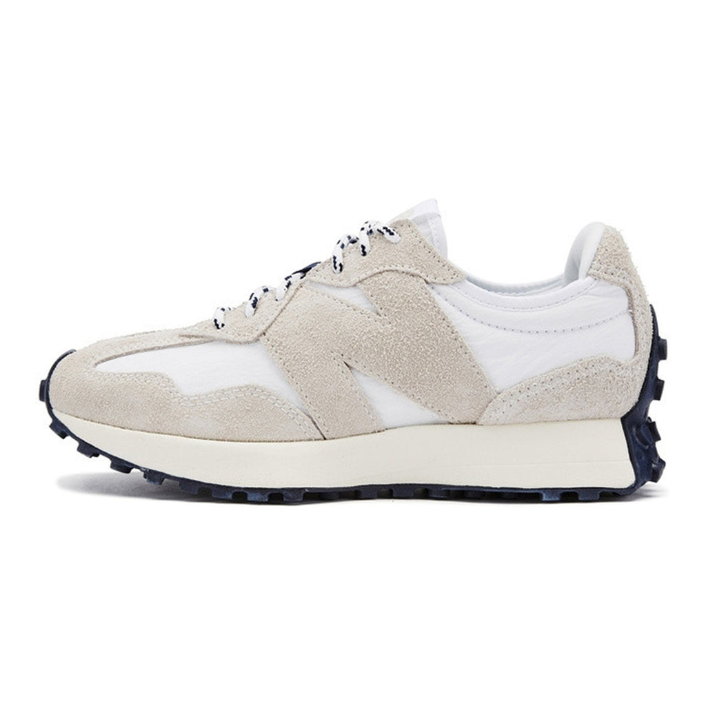 New Balance 327 Unisex Suede Lifestyle Sneakers – White/Cream