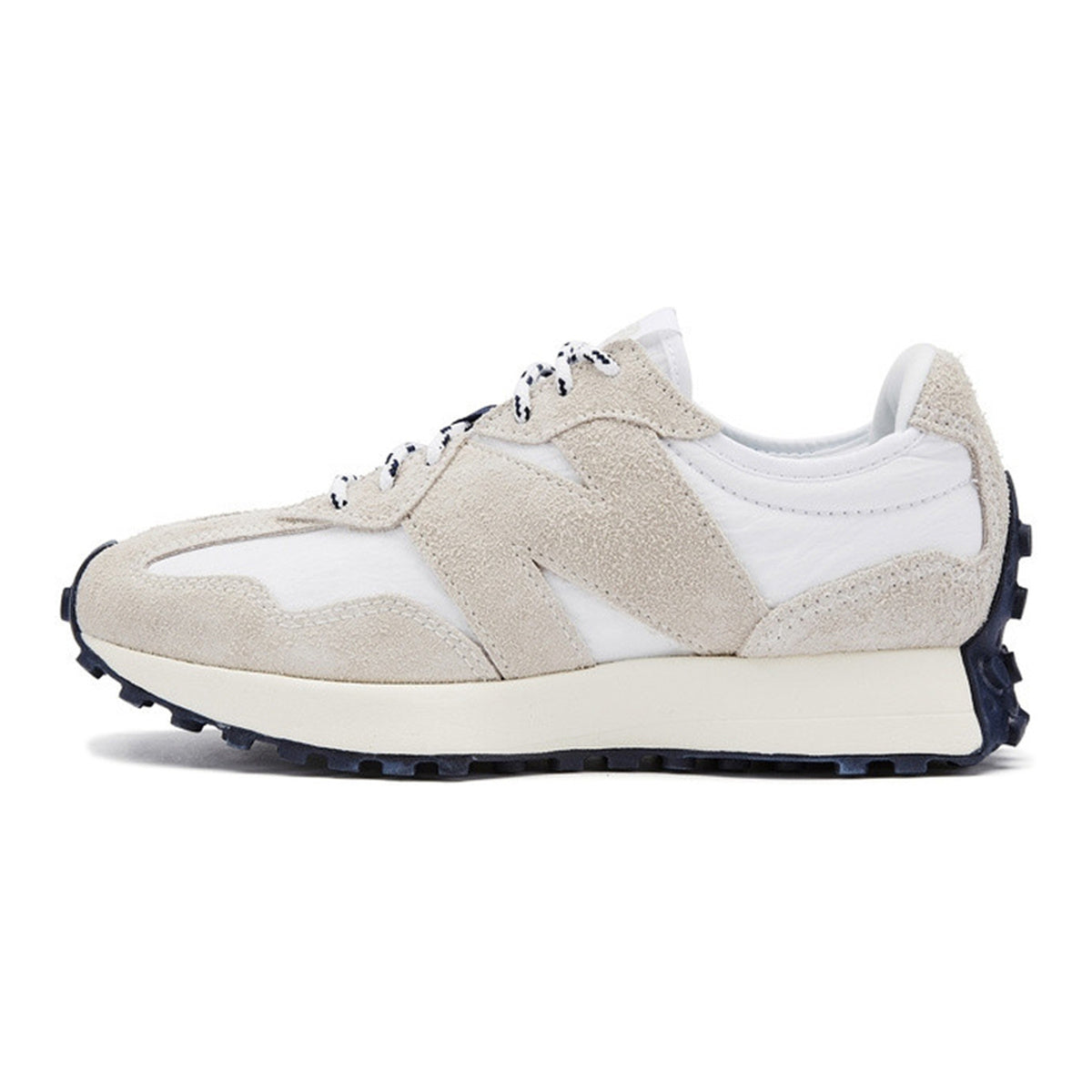 New Balance 327 Unisex Suede Lifestyle Sneakers – White/Cream