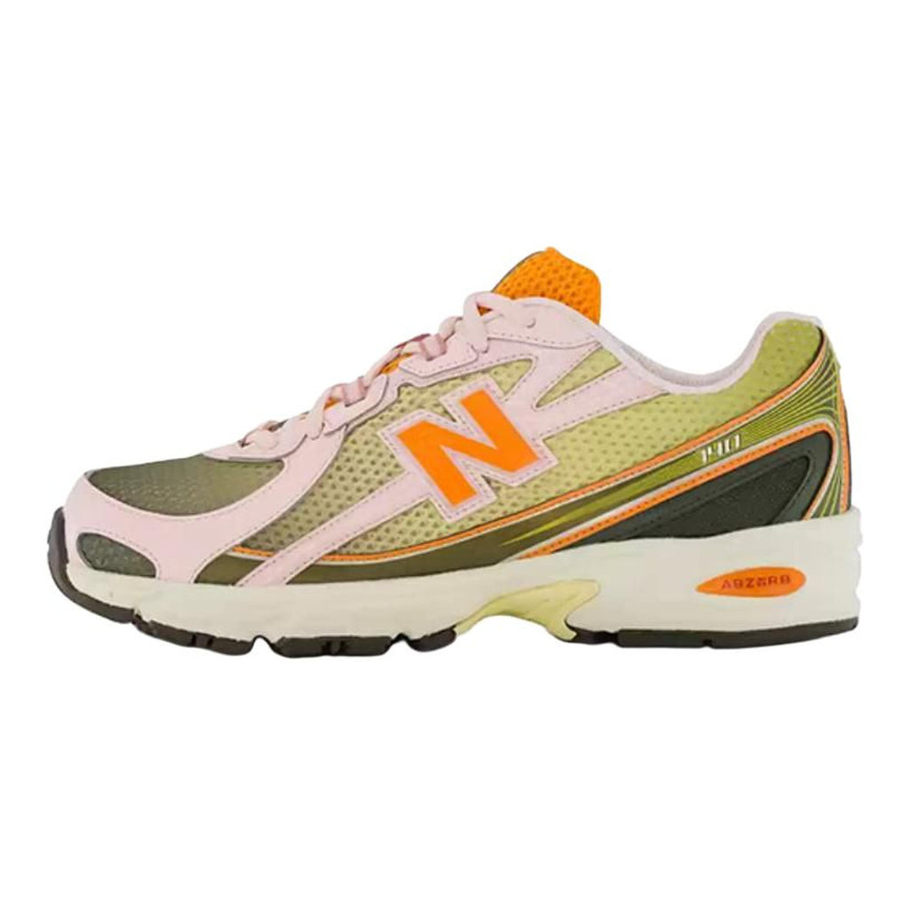 CNCPTS x New Balance 740 Saignée Unisex Mesh Running Shoes – Olive/Blush/Orange