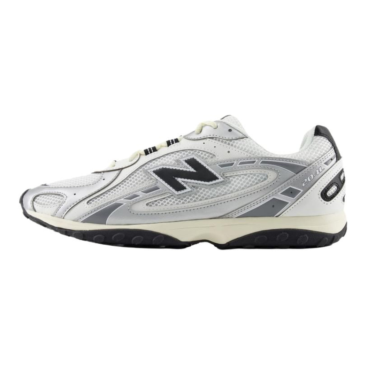 New Balance 204L Unisex Mesh Lifestyle Sneakers – White/Silver/Navy