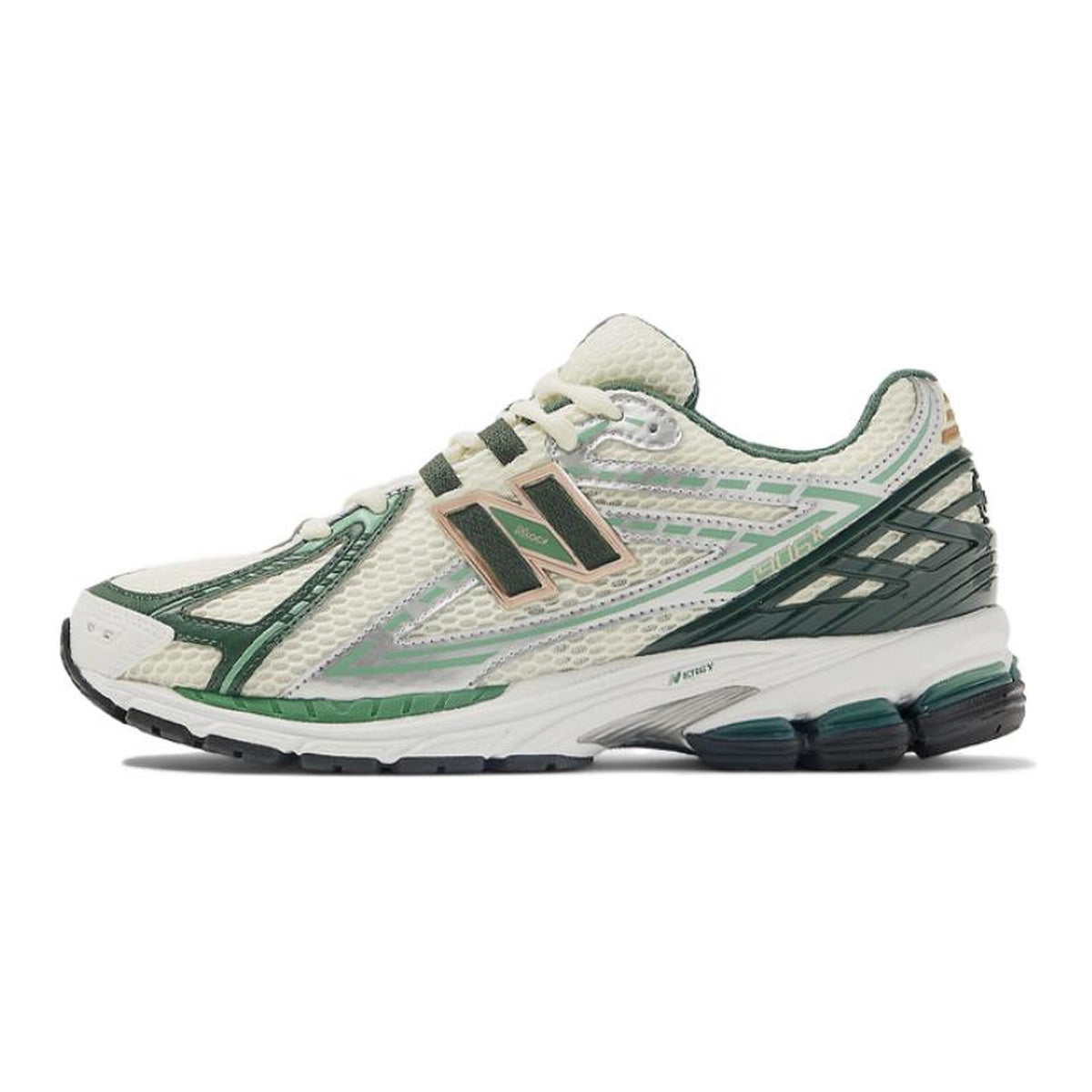 Aimé Leon Dore x New Balance 1906R Unisex Mesh Lifestyle Running Sneakers – White/Green
