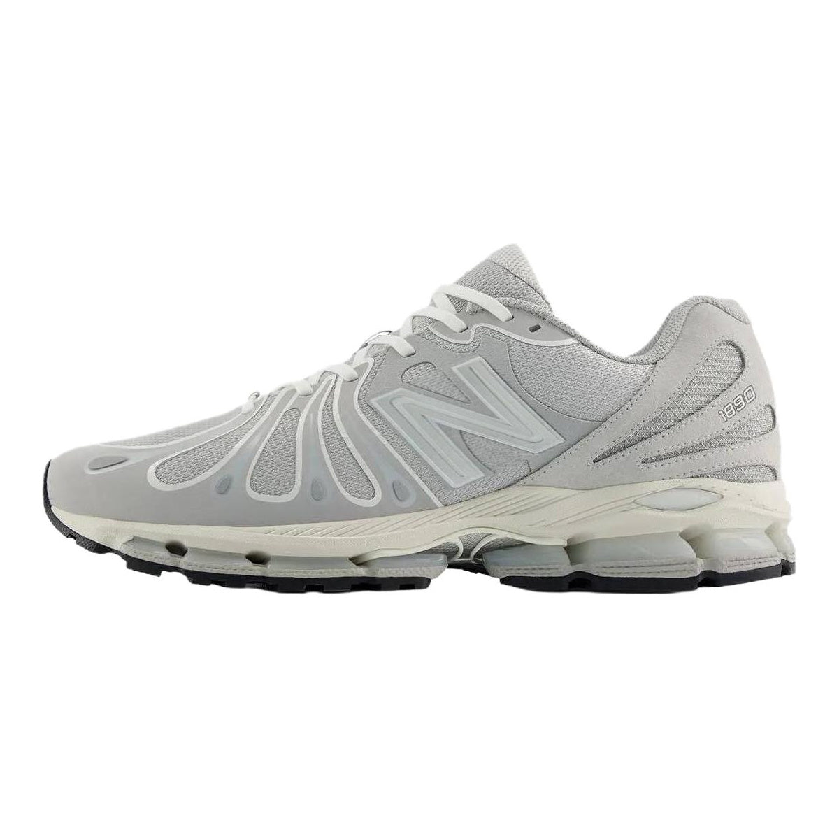 New Balance 1890 Unisex Mesh Lifestyle Running Sneakers – Concrete/Sea Salt