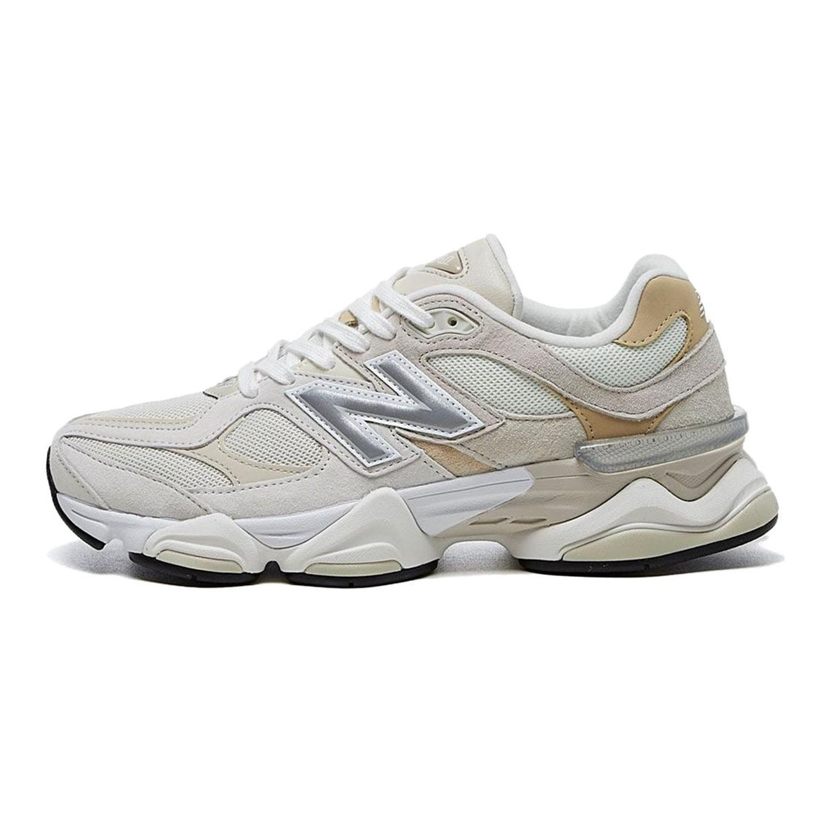 New Balance 9060 Unisex Chunky Suede Lifestyle Sneakers – Off White/Sand