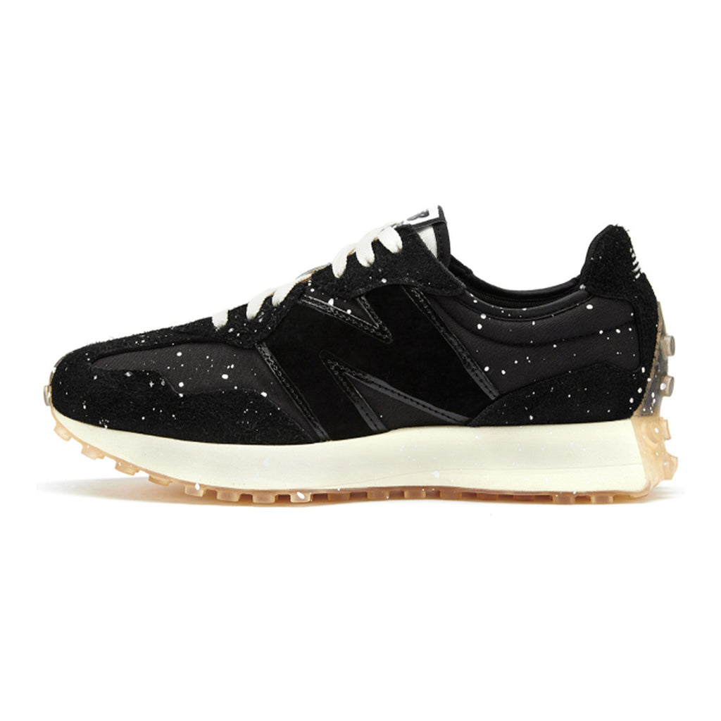 Joshua Vides x New Balance 327 Unisex Suede Lifestyle Sneakers – Black/White