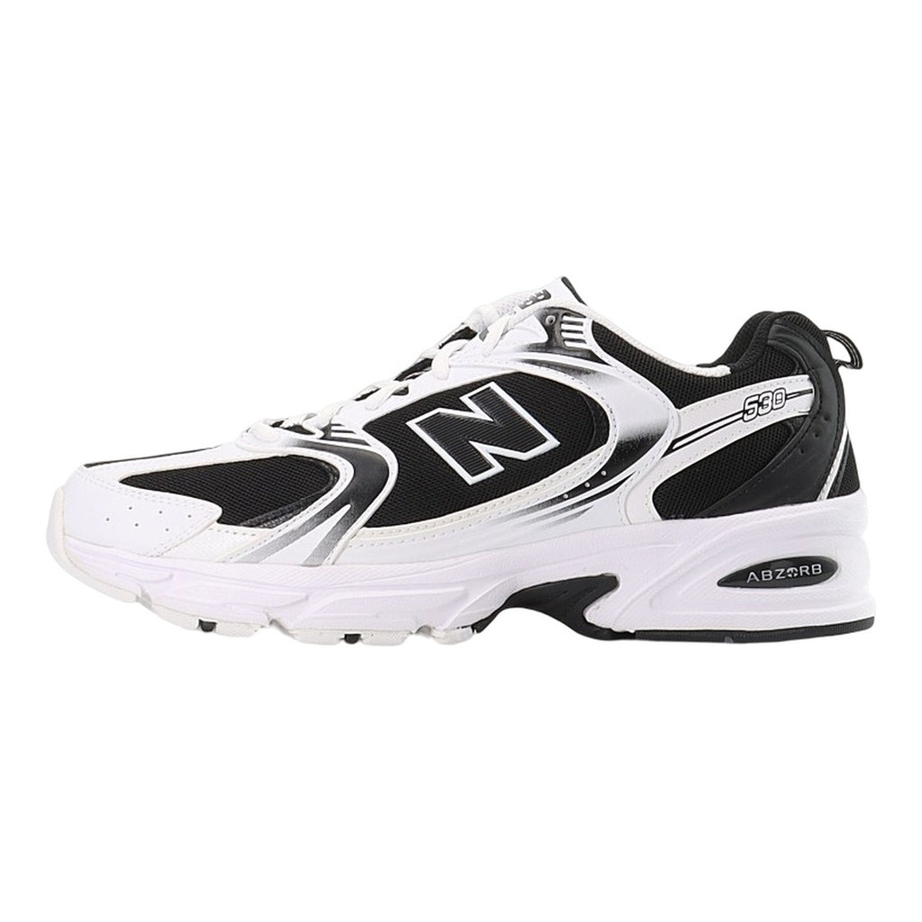 New Balance 530 Unisex Lifestyle Running Shoes – Black/White