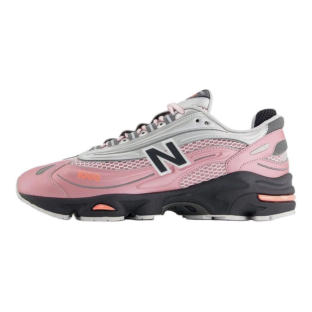 New Balance 1000 Unisex Leather Lifestyle Sneakers – Rose Pink/Silver/Coral
