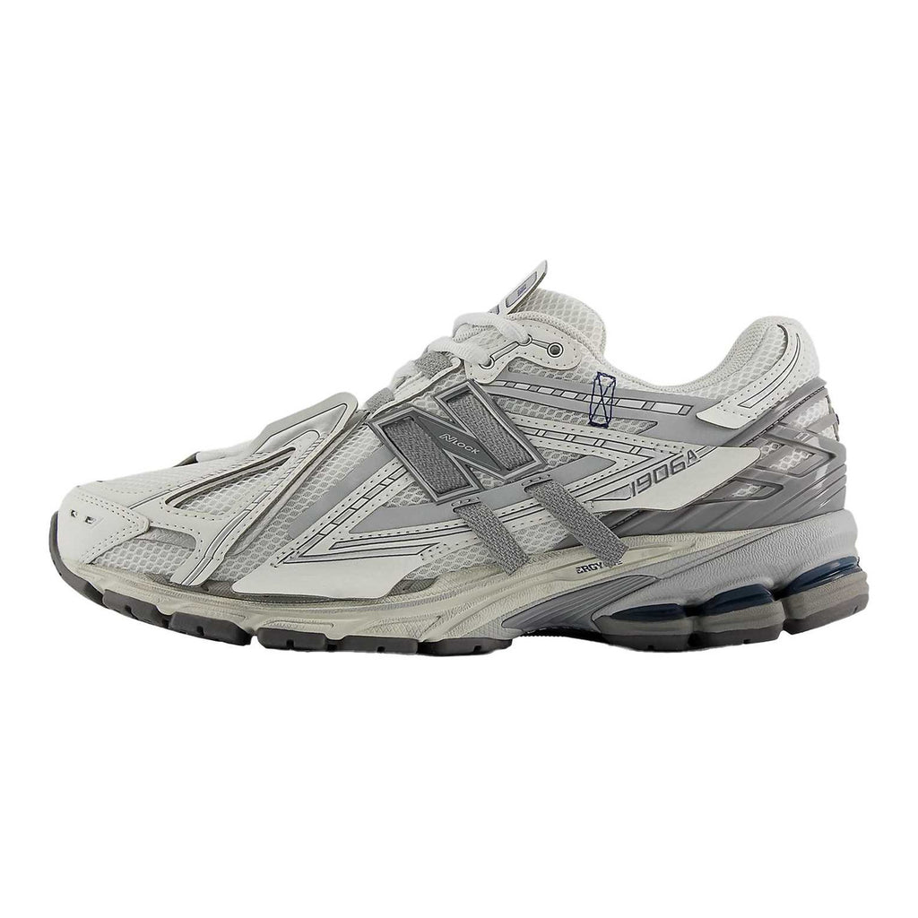 New Balance 1906A Unisex Mesh Lifestyle Running Sneakers – White/Silver