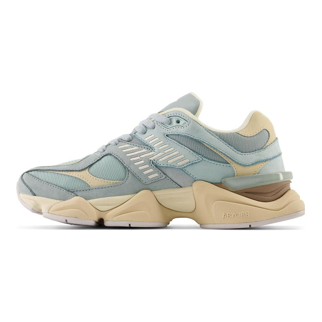 New Balance 9060 Unisex Chunky Suede Lifestyle Sneakers – Blue/Cream