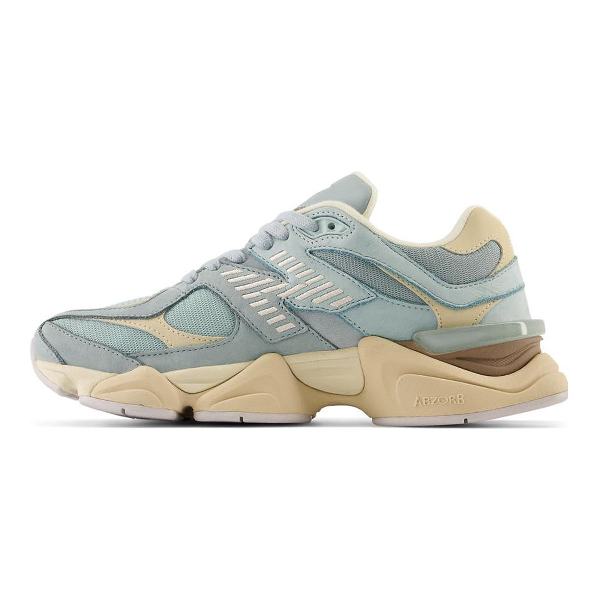 New Balance 9060 Unisex Chunky Suede Lifestyle Sneakers – Blue/Cream