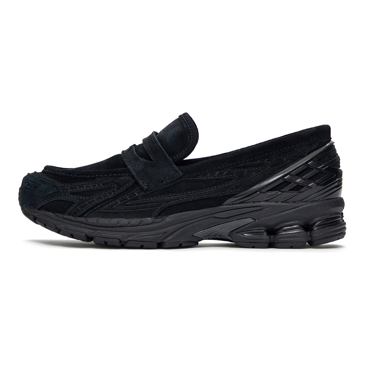 New Balance 1906L Unisex Suede Loafers - Black