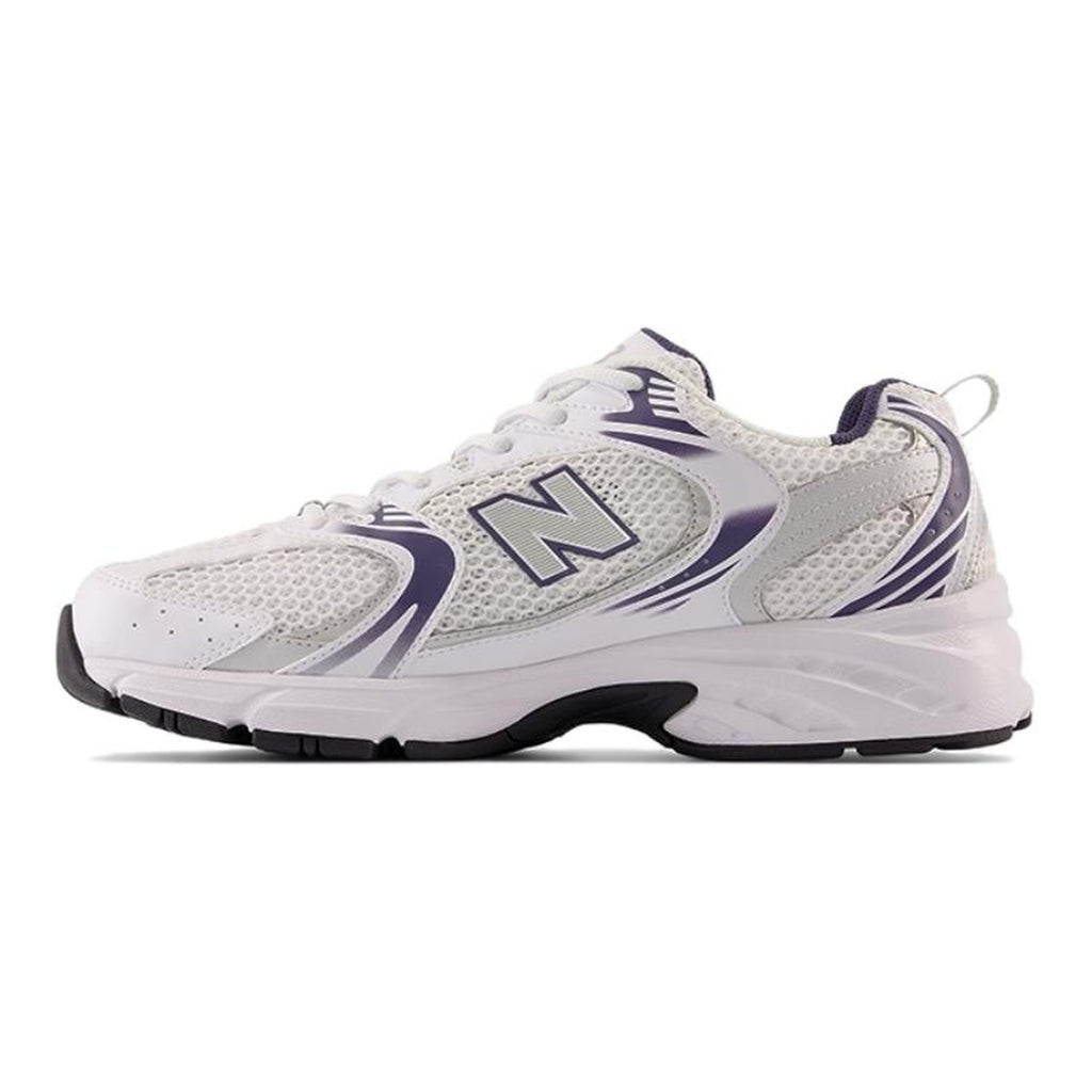 New Balance 530 Unisex Mid-Top Retro Lifestyle Sneakers – White/Grey
