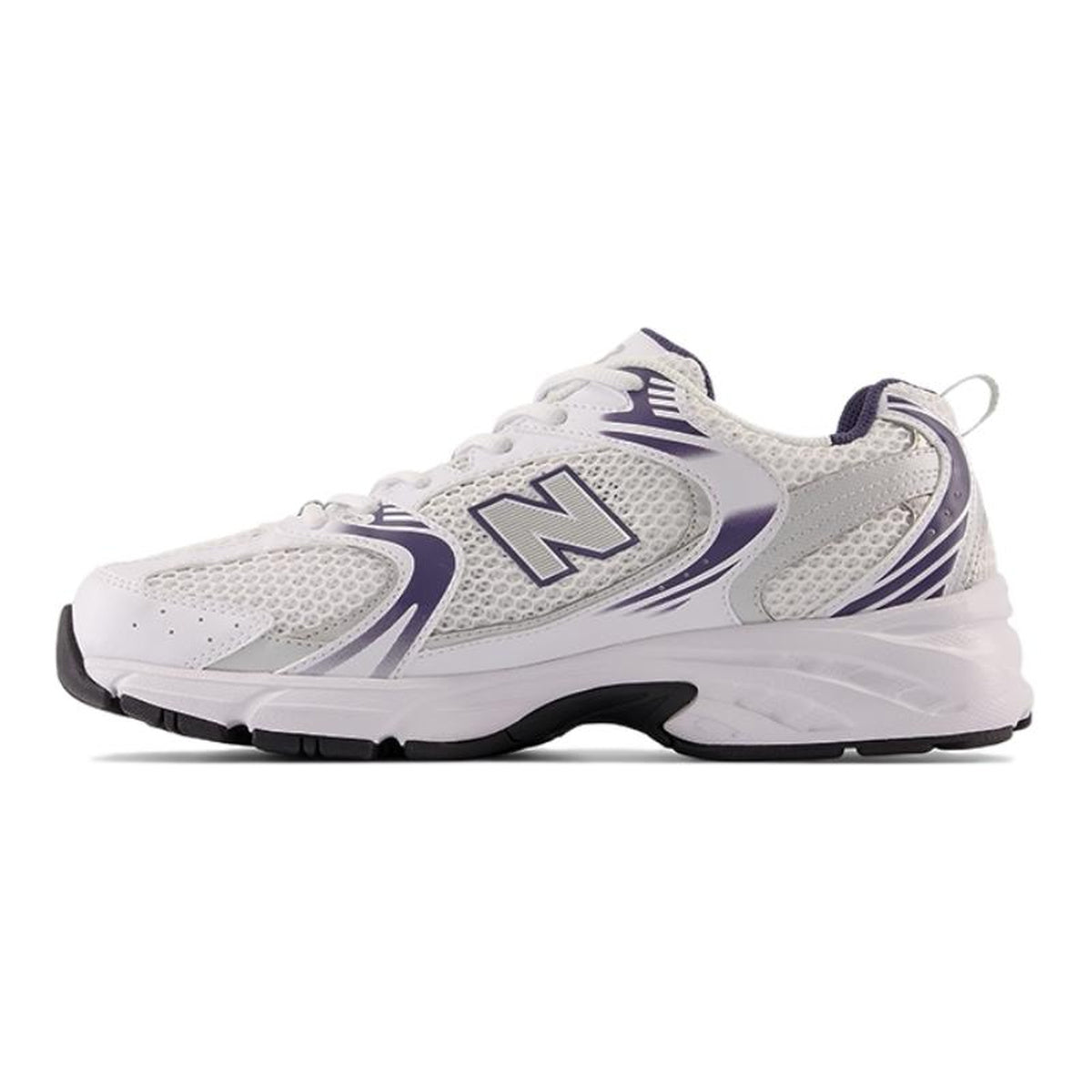 New Balance 530 Unisex Mid-Top Retro Lifestyle Sneakers – White/Grey