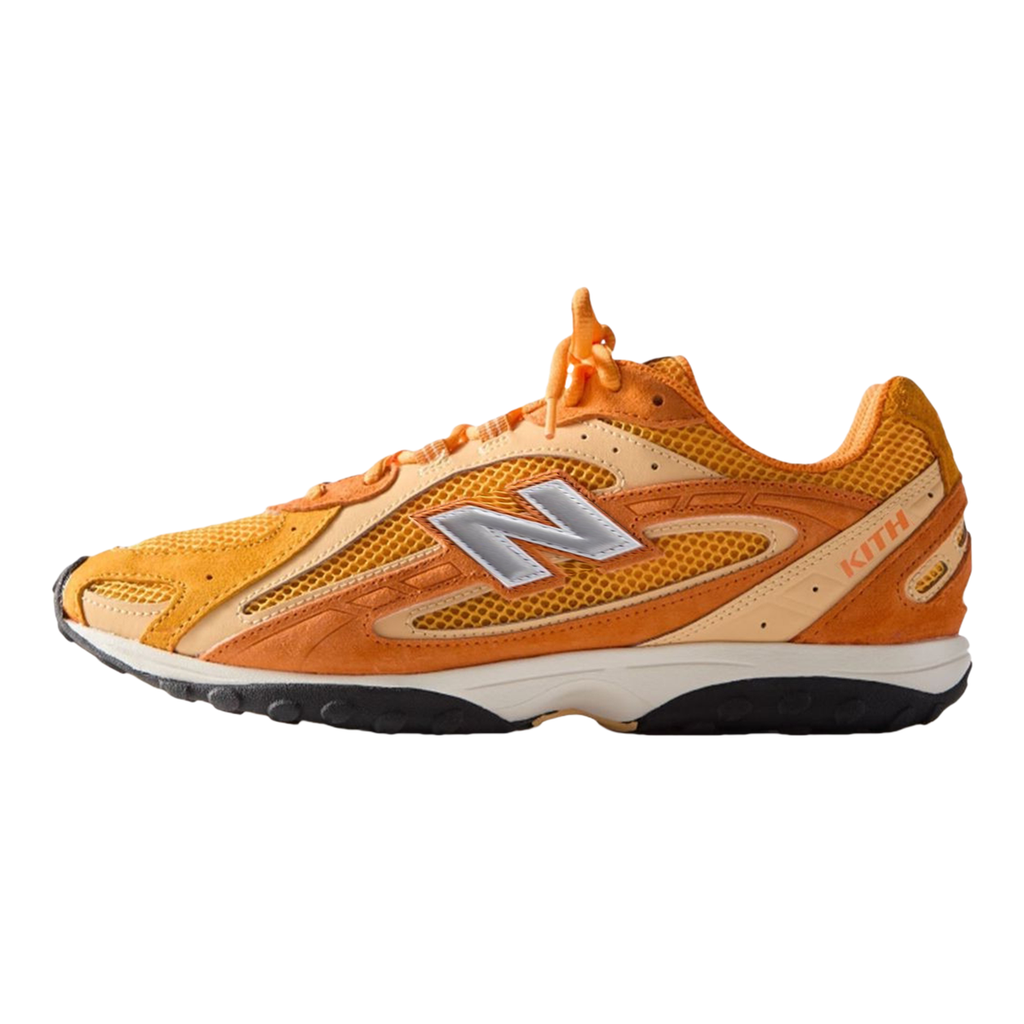 Kith x New Balance 204L Unisex Mesh Lifestyle Sneakers – Apricot/Marigold