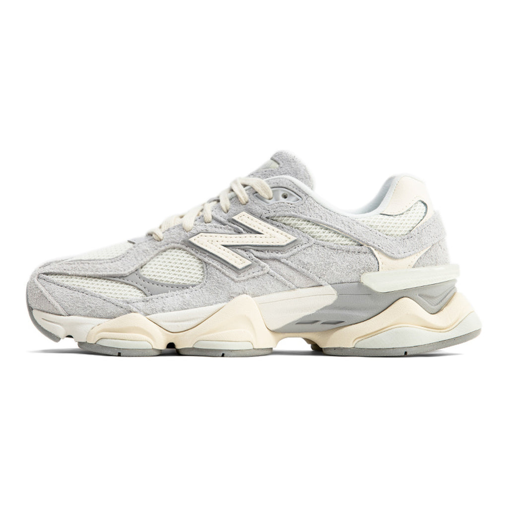 New Balance 9060 Unisex Chunky Suede Lifestyle Sneakers – Grey/White