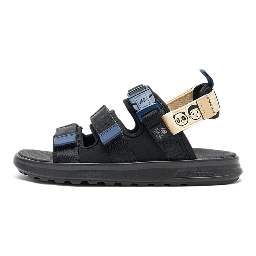 New Balance 750 Unisex Sandals - Black/Navy/Cream
