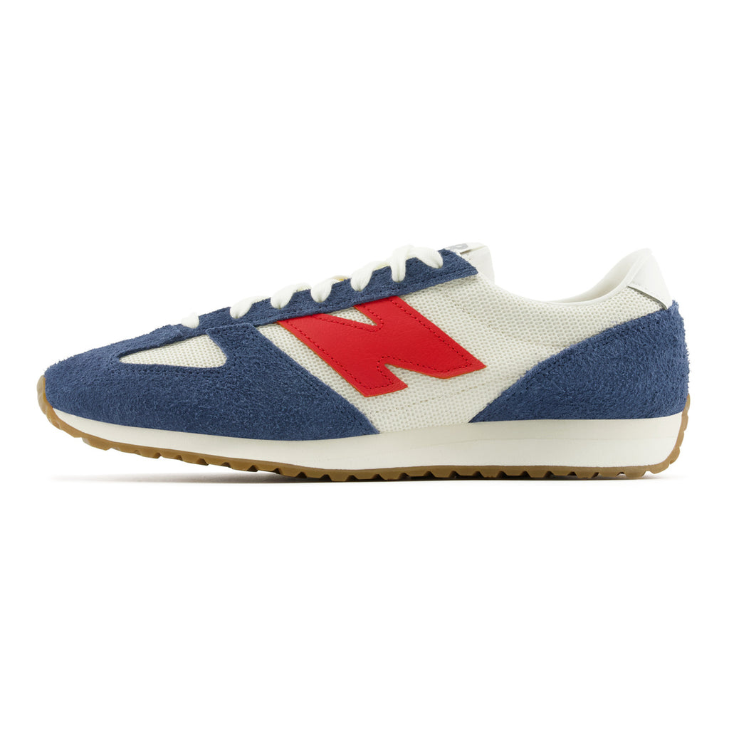 New Balance 471 Unisex Retro Sneakers - Off-White/Navy/Red
