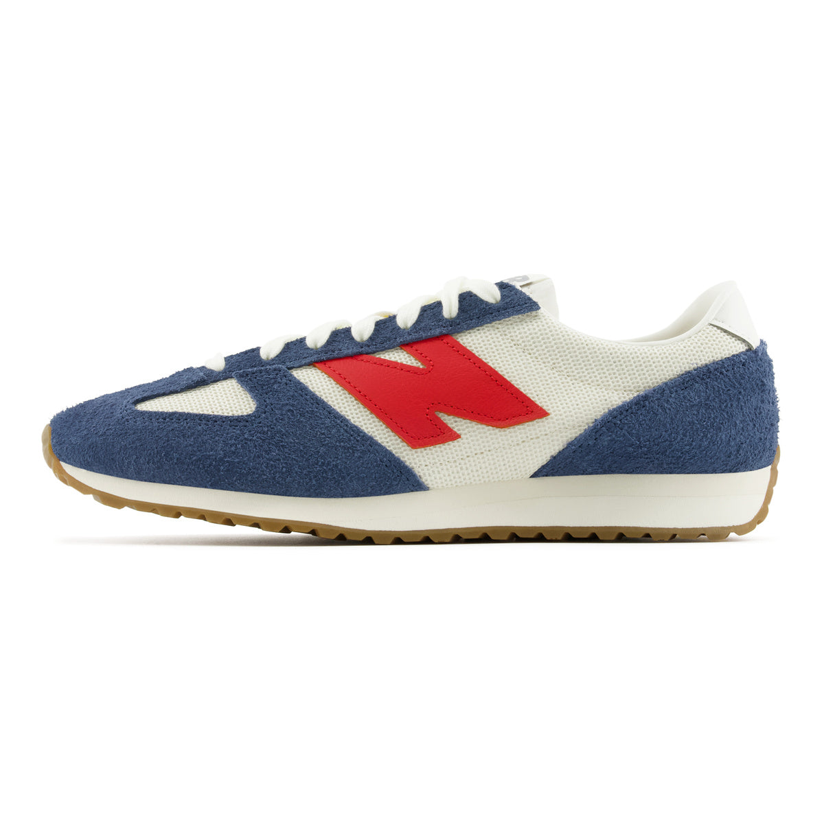New Balance 471 Unisex Retro Sneakers - Off-White/Navy/Red