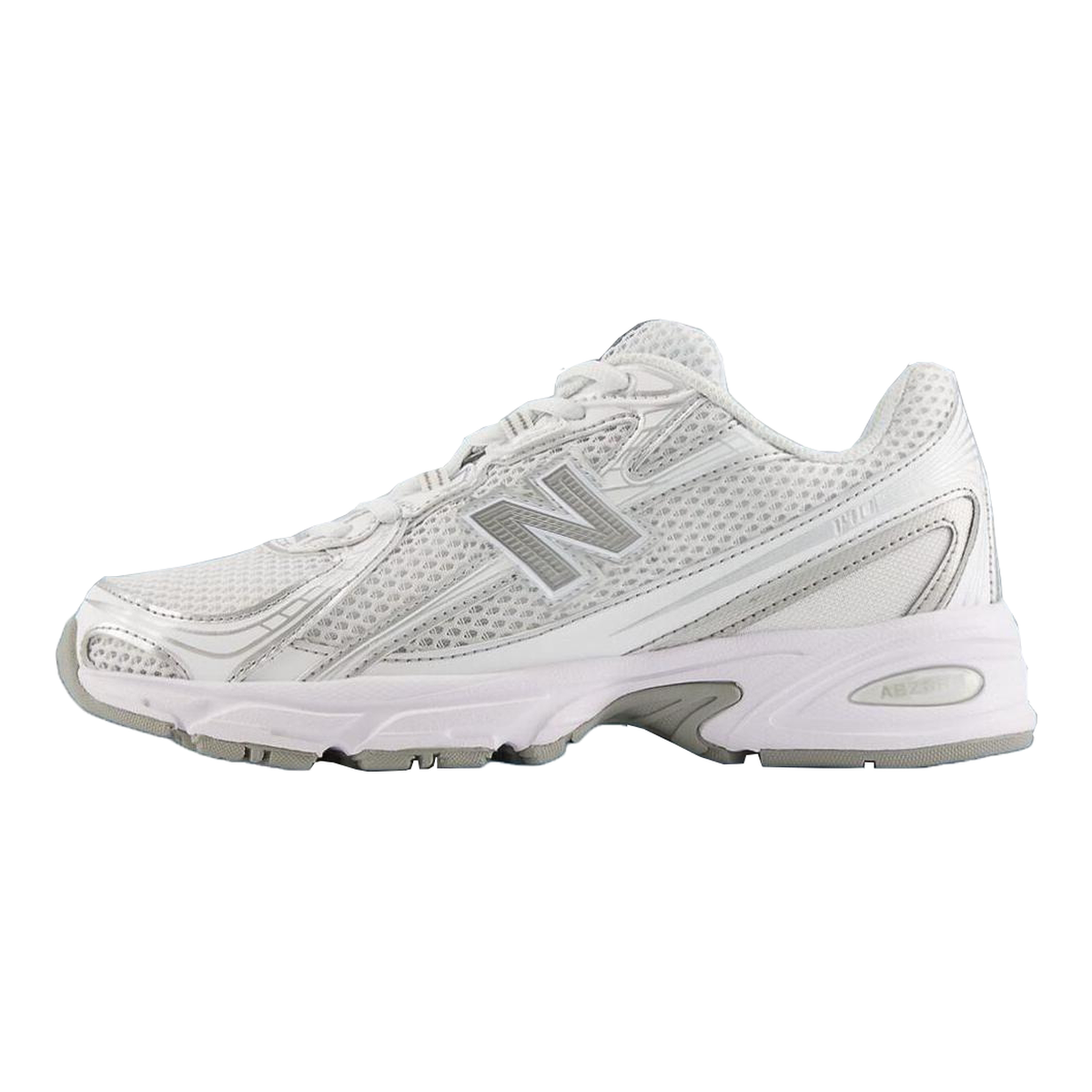 New Balance 740 Unisex Mesh Running Shoes – Triple White/Grey