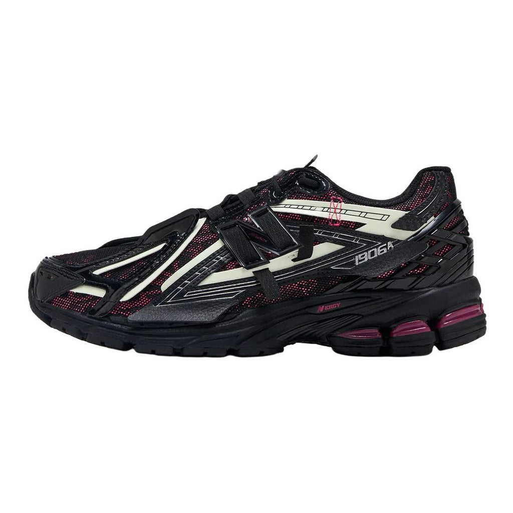 New Balance 1906A Unisex Mesh Lifestyle Running Sneakers – Black/Magenta