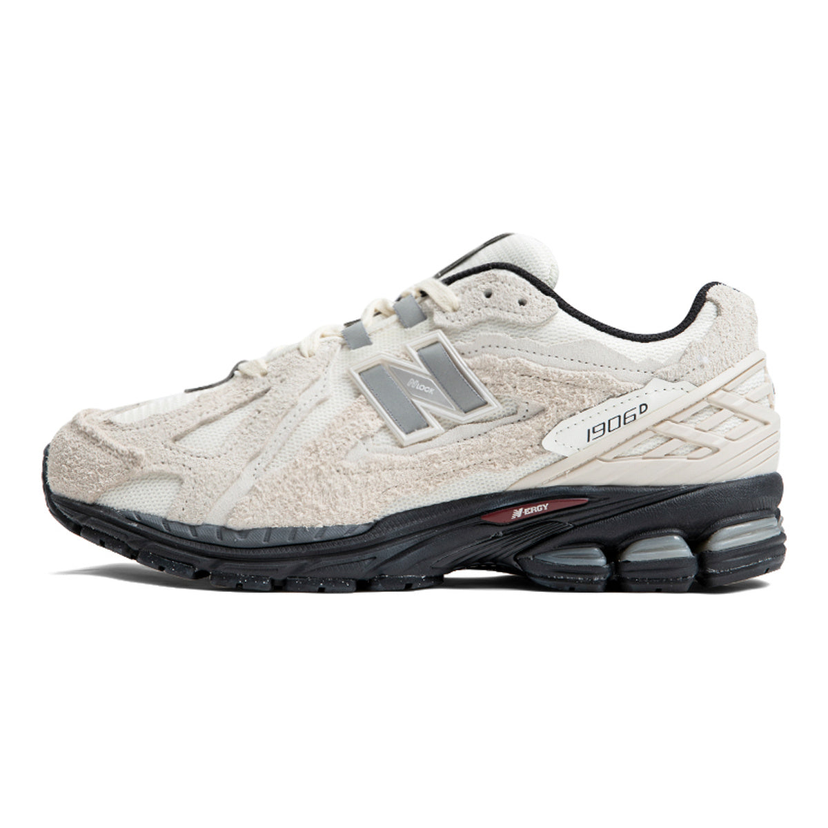 New Balance 1906D Unisex Suede Lifestyle Running Sneakers – Cream/Black