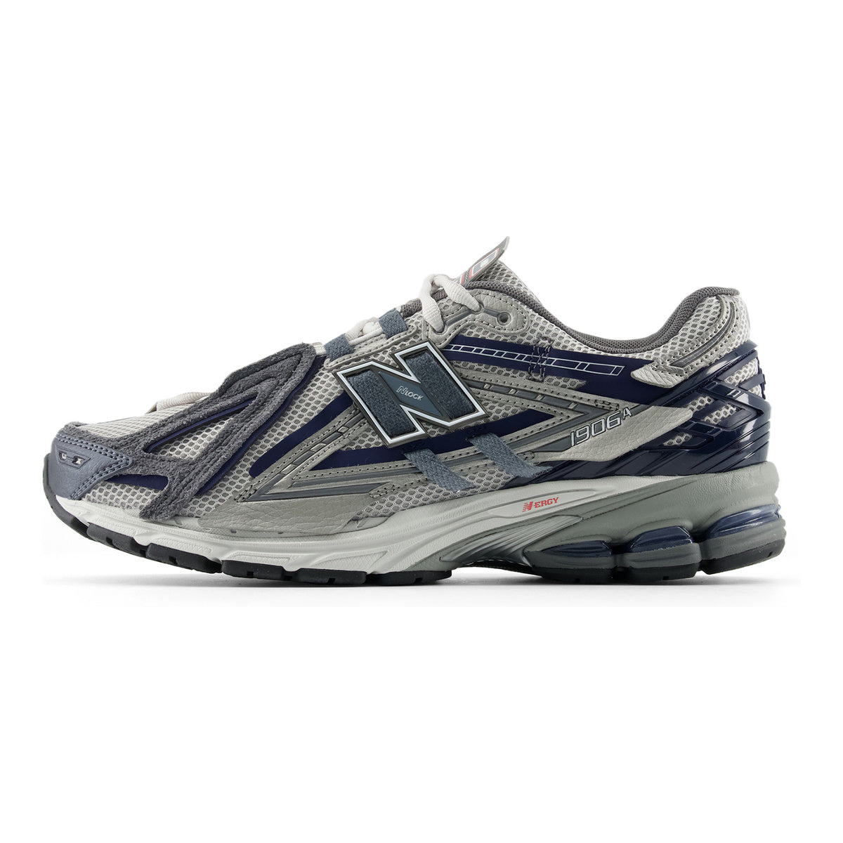 New Balance 1906A Unisex Mesh Lifestyle Running Sneakers – Grey/Navy