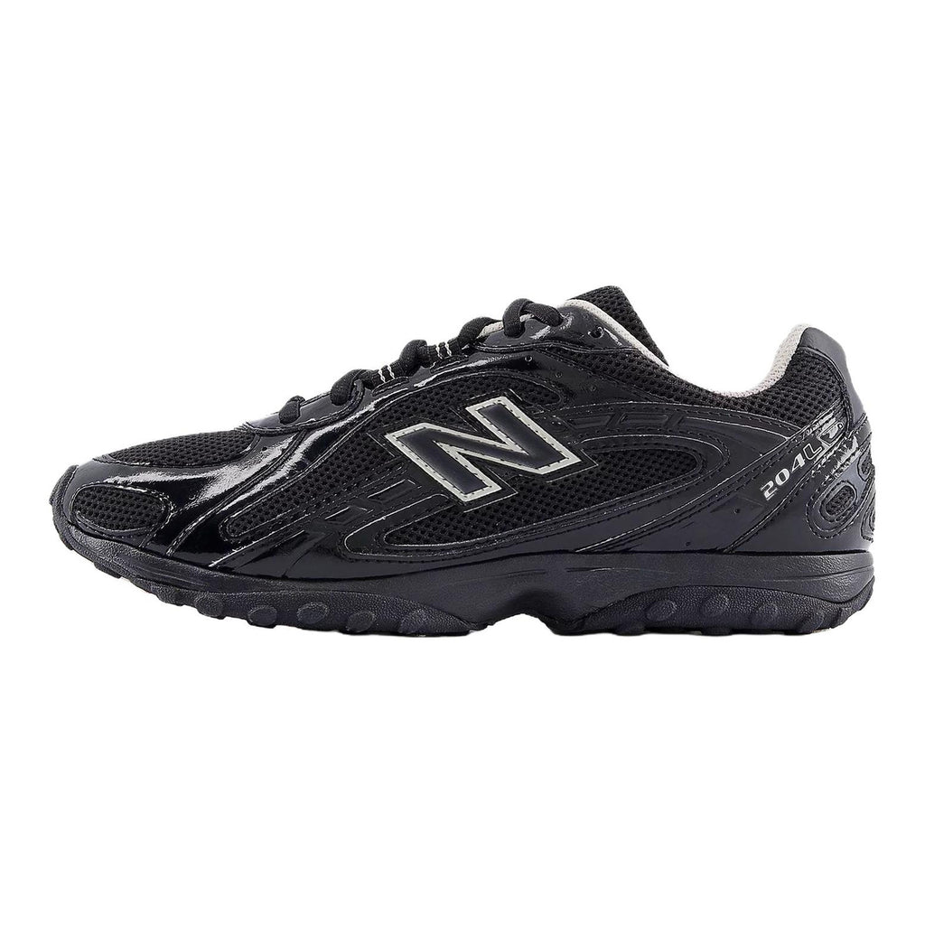 New Balance 204L Unisex Mesh Lifestyle Sneakers – Triple Black/Silver
