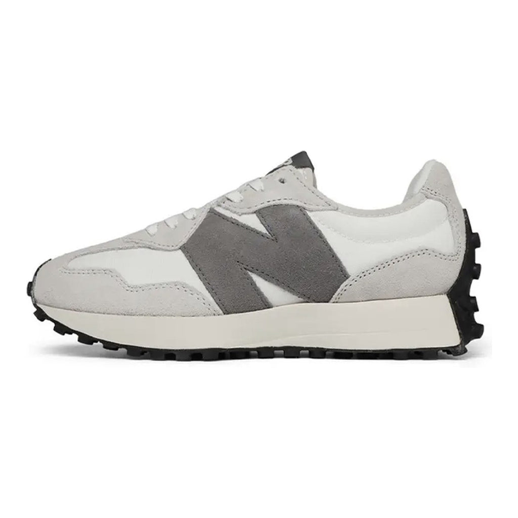 New Balance 327 Unisex Suede Lifestyle Sneakers – White/Grey