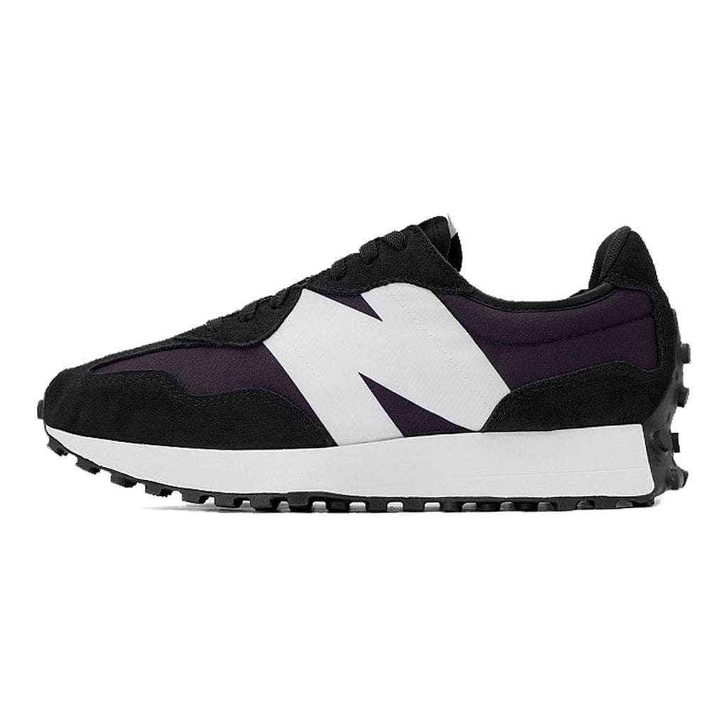New Balance 327 Unisex Suede Lifestyle Sneakers – Black/White
