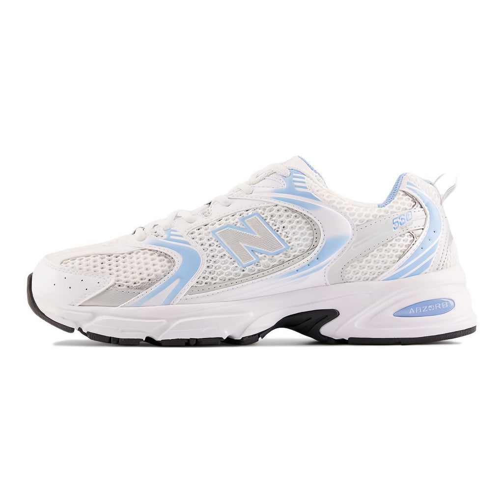 New Balance 530 Unisex Breathable Low-Top Running Shoes – White/Blue