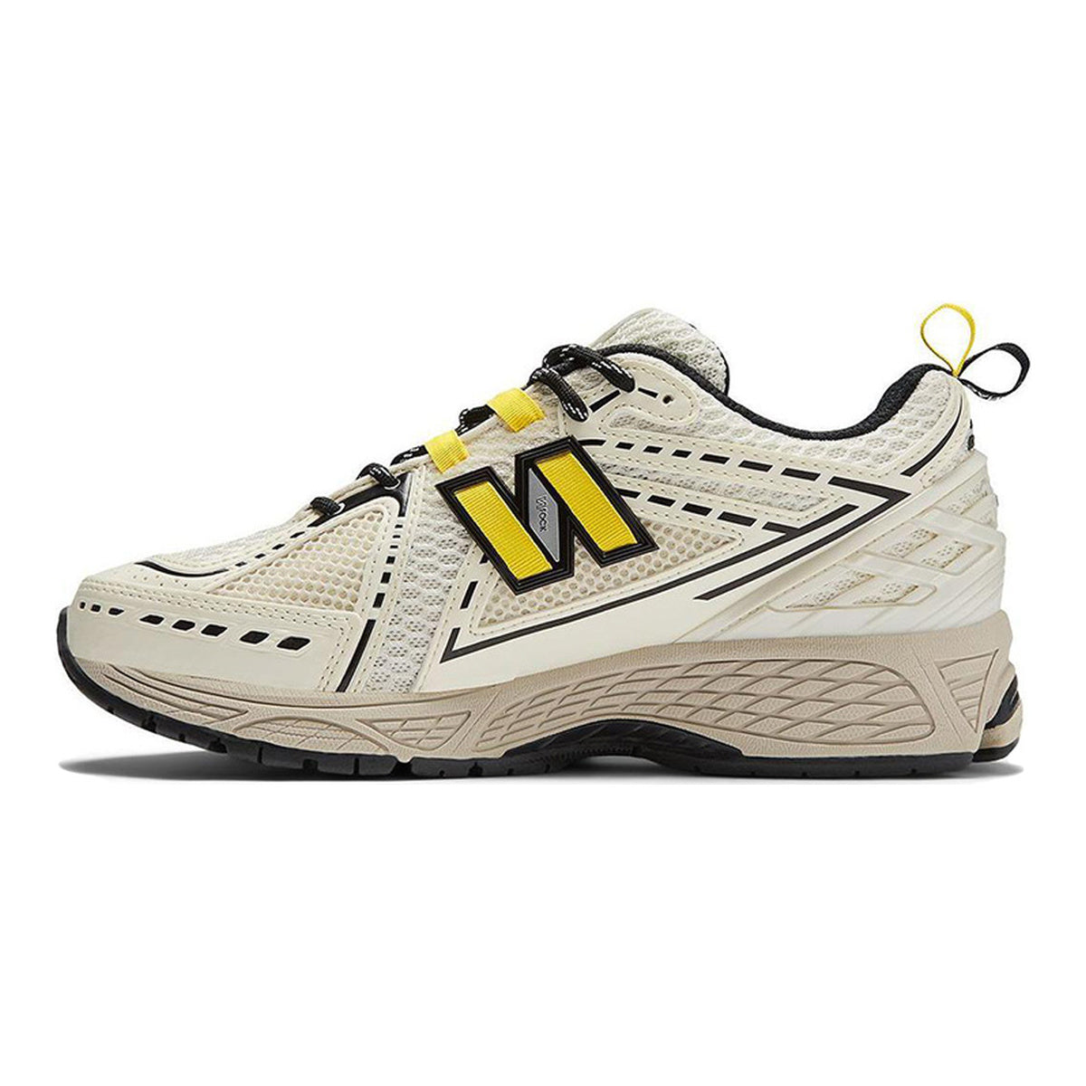 GANNI x New Balance 1906R Unisex Mesh Lifestyle Running Sneakers – Grey/White