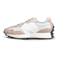 New Balance 327 Unisex Suede Lifestyle Sneakers – White/Taupe