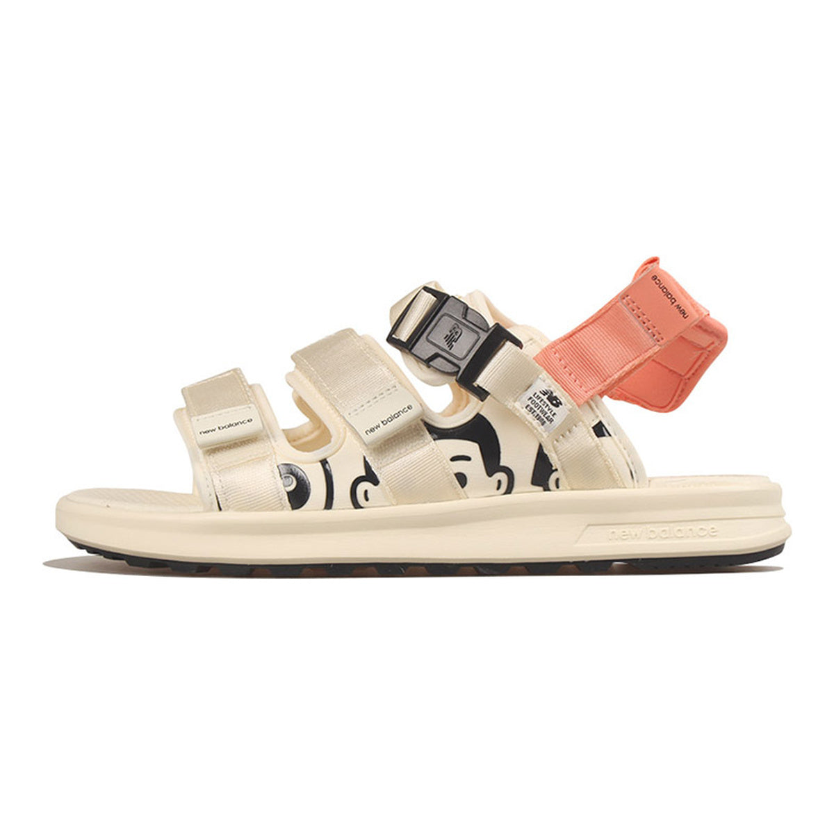 Noritake x New Balance 750 Unisex Sandals - Cream/Coral
