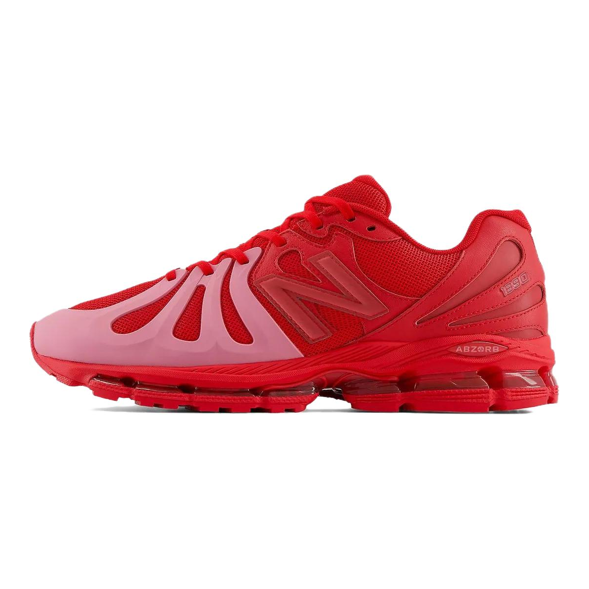 New Balance 1890 Unisex Mesh Lifestyle Running Sneakers – Triple Red