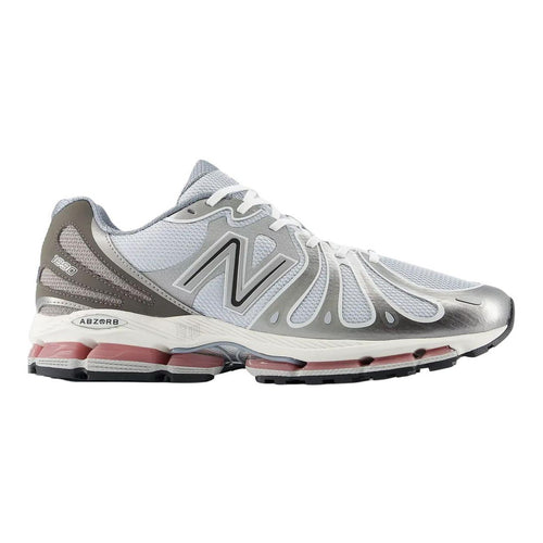 New Balance 1890 Unisex Mesh Lifestyle Running Sneakers – Silver Metallic/Pink