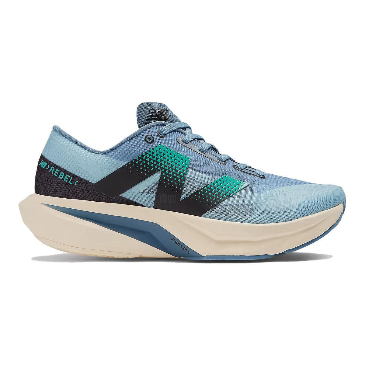 New Balance FuelCell Rebel v4 Unisex Lightweight Running Shoes – Sky Blue/Jade