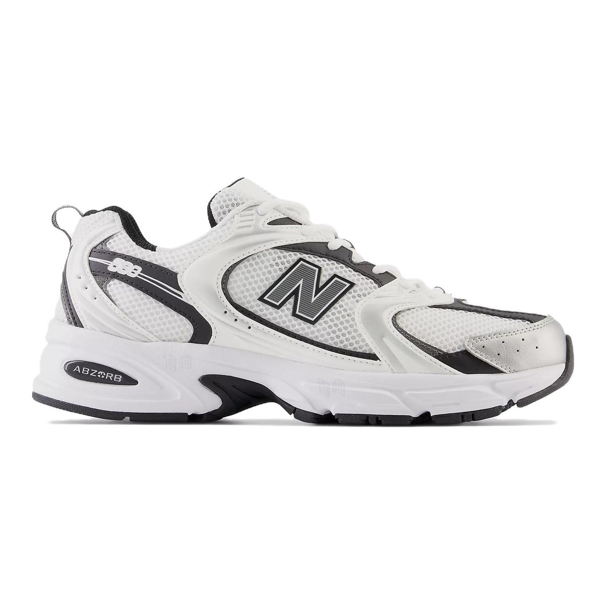 New Balance 530 Unisex Cushioned Mesh Lifestyle Sneakers – White (D Width)