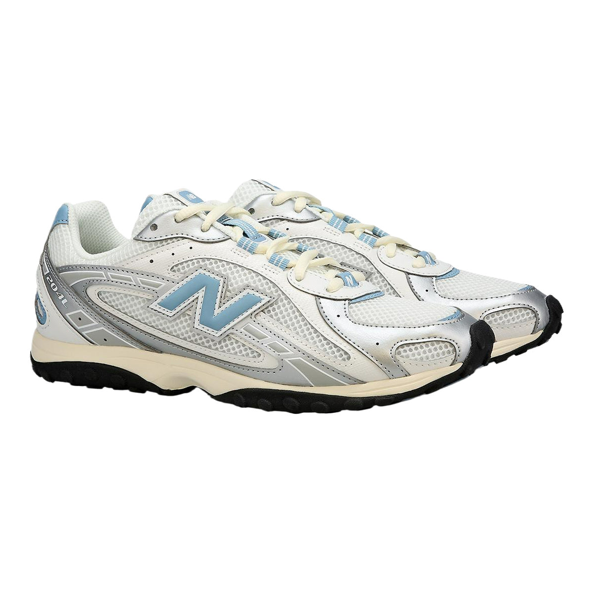 New Balance 204L Unisex Mesh Lifestyle Sneakers – White/Silver/Sky Blue
