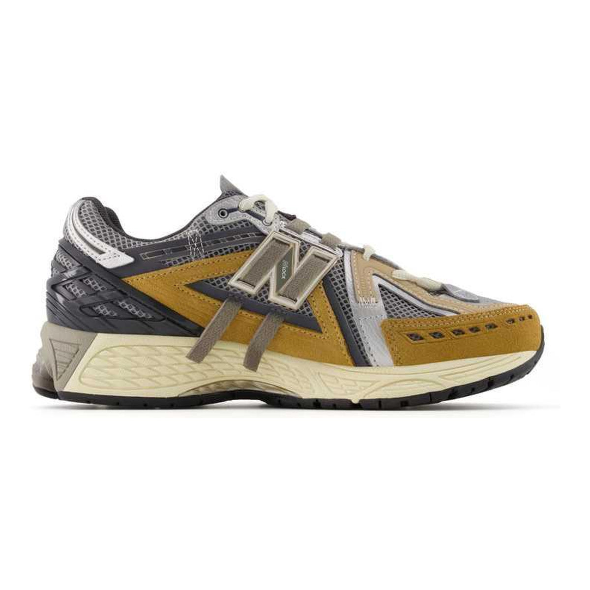 New Balance 1906A Unisex Suede Mesh Lifestyle Running Sneakers – Mustard/Grey