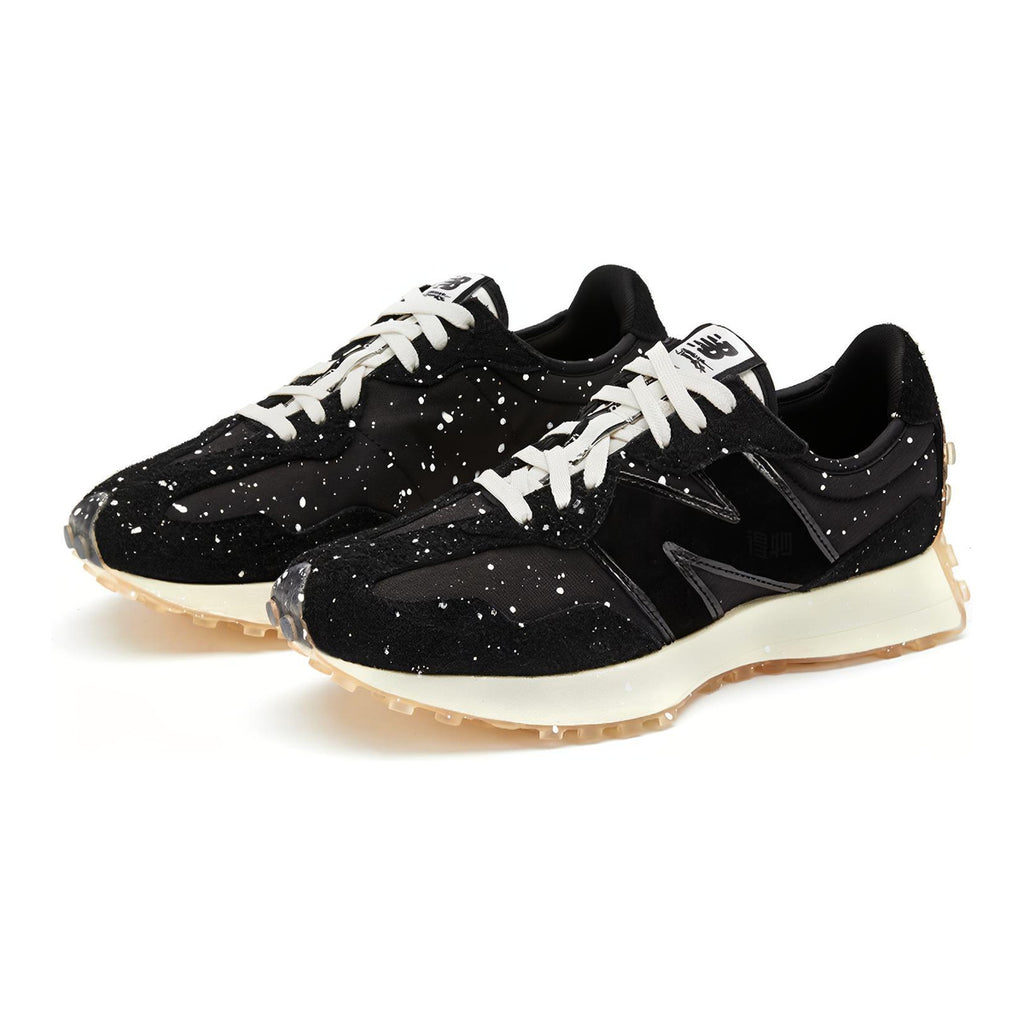 Joshua Vides x New Balance 327 Unisex Suede Lifestyle Sneakers – Black/White
