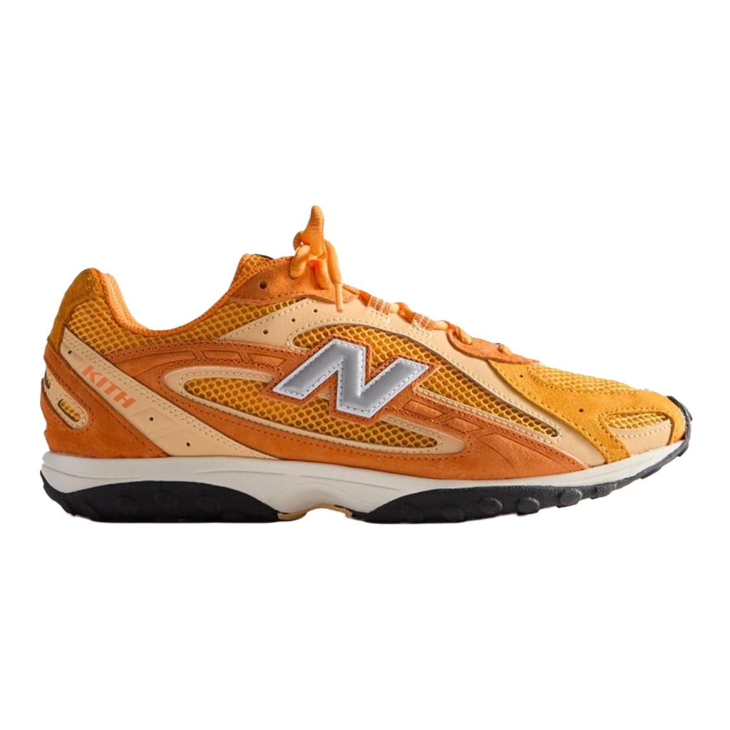 Kith x New Balance 204L Unisex Mesh Lifestyle Sneakers – Apricot/Marigold