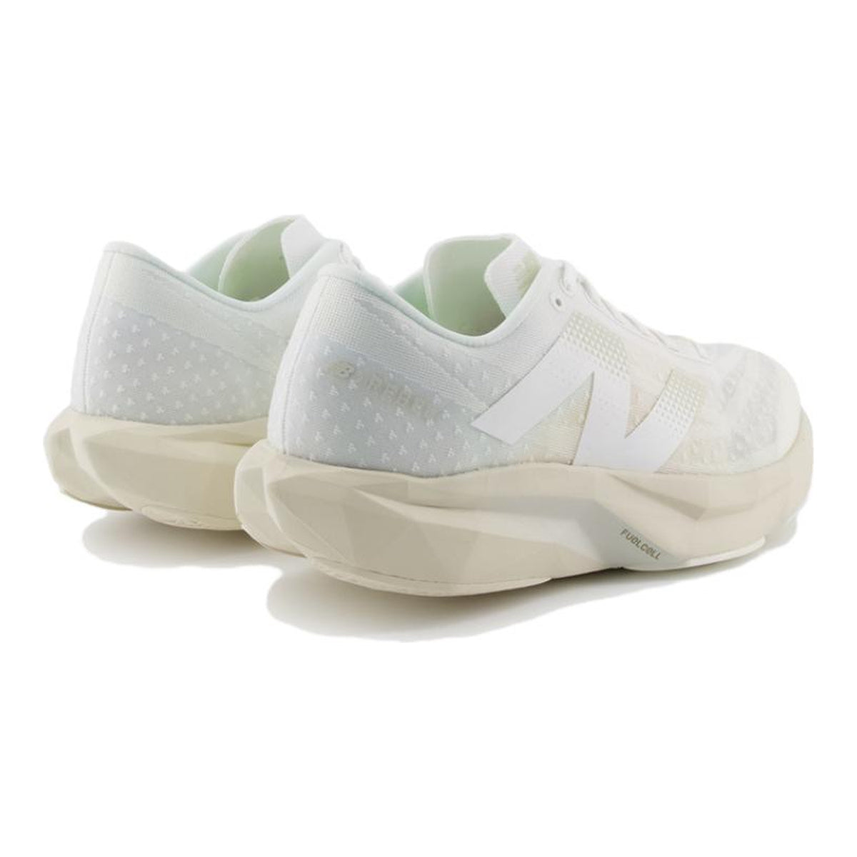 New Balance FuelCell Rebel v4 Unisex Lightweight Running Shoes – Triple White