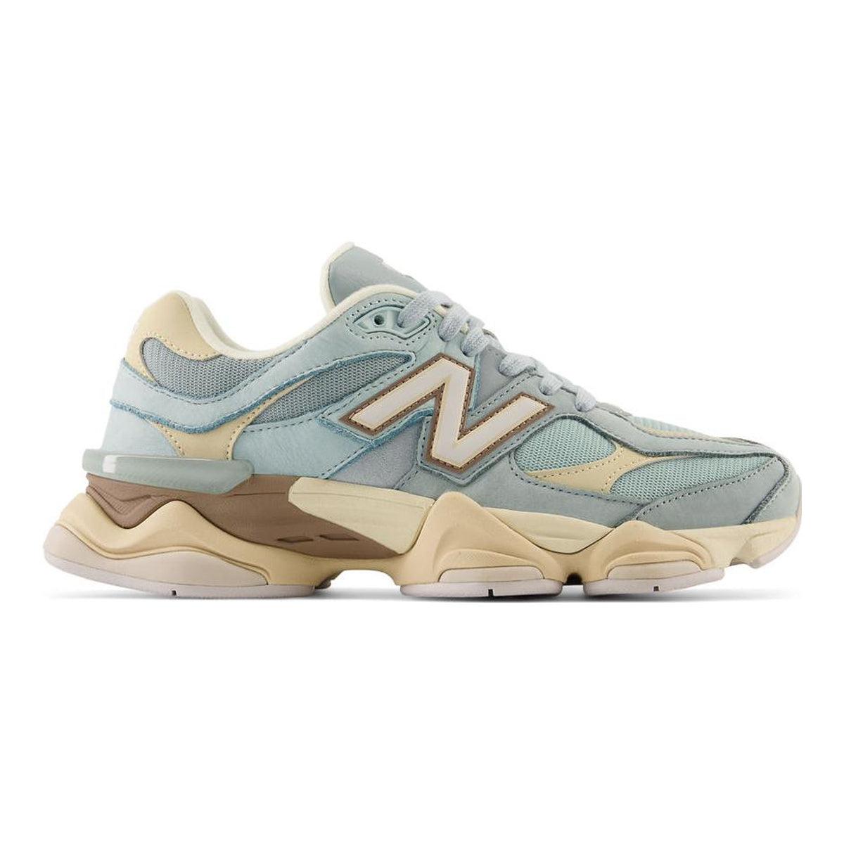 New Balance 9060 Unisex Chunky Suede Lifestyle Sneakers – Blue/Cream