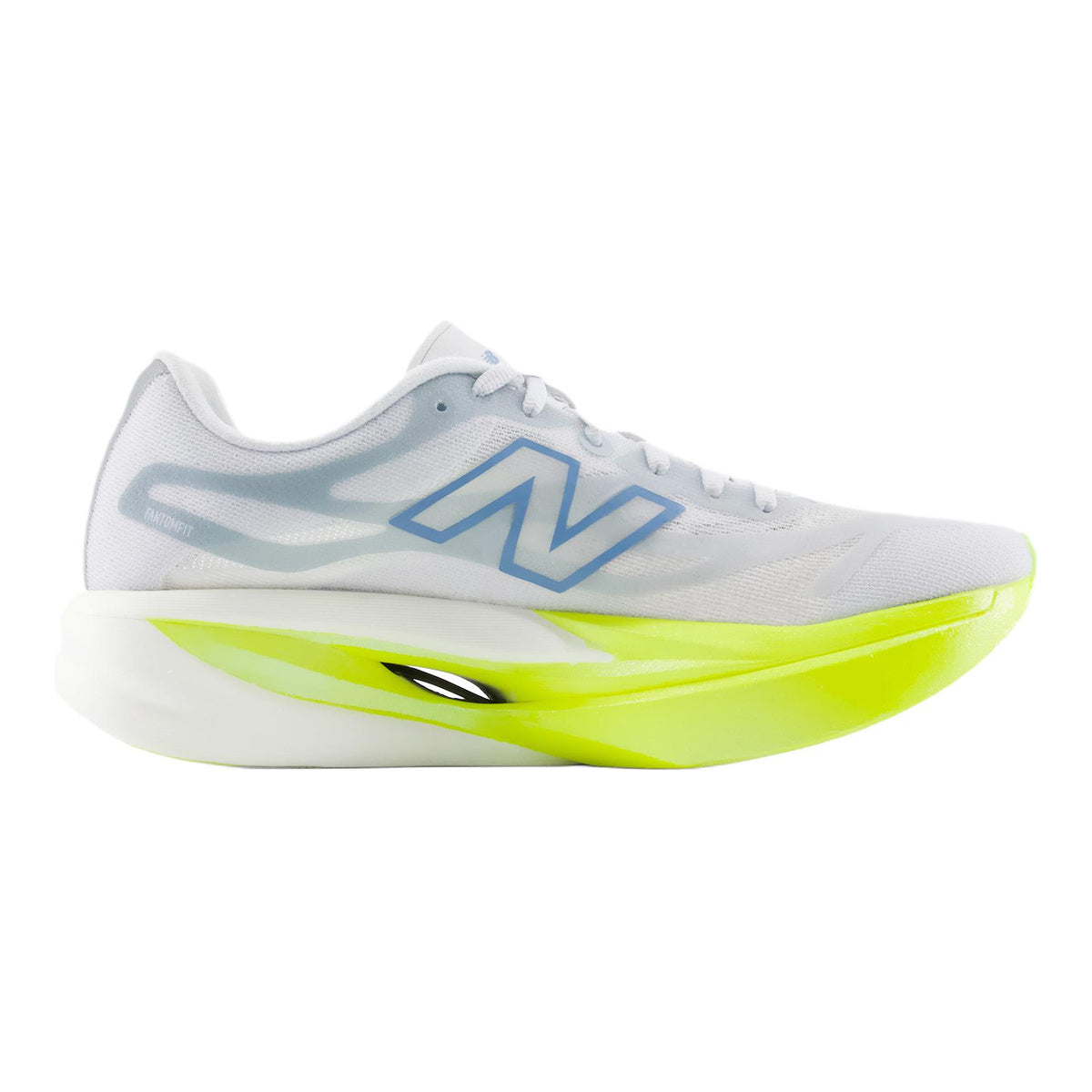 New Balance FuelCell SuperComp Elite v6 Carbon Running Shoes - Light Grey/Yellow