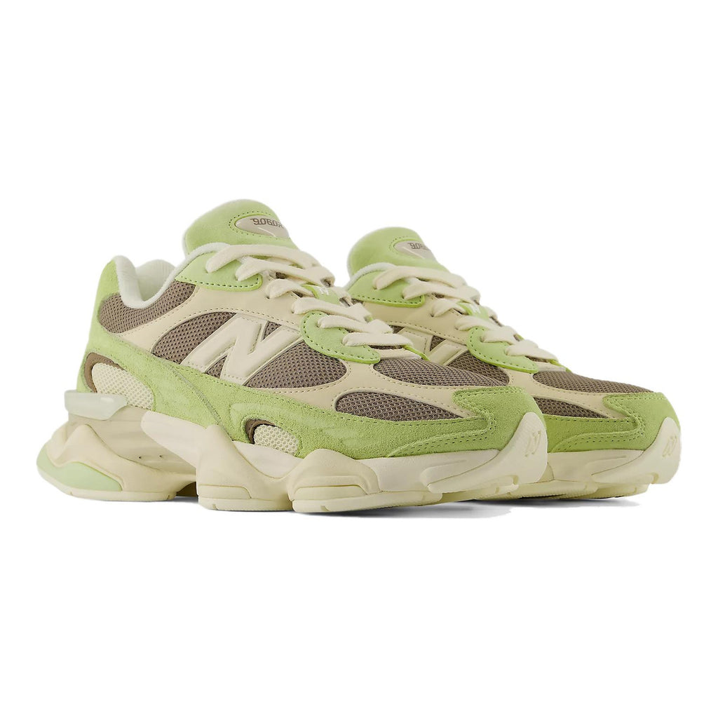 New Balance 9060R Unisex Running Shoes - Beige/Green